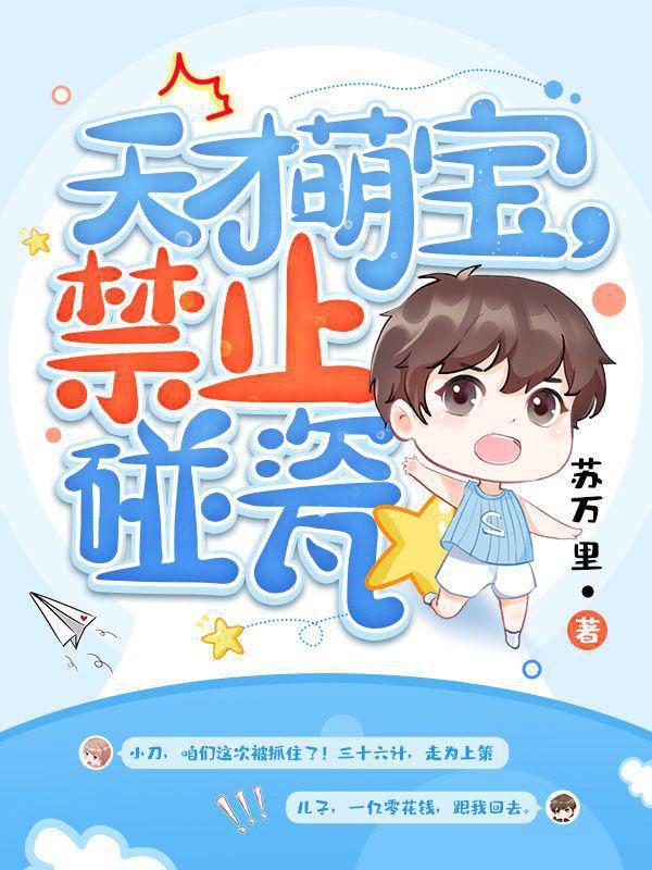 Genius cute baby is forbidden to touch porcelain